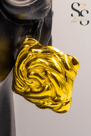 Faceted Rhombus Earrings