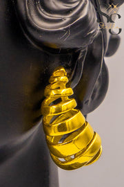 Spiral Teardrop Earrings