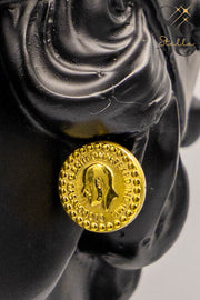 King George Coin Earrings