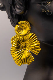 Bracelet-Style Rose Earrings