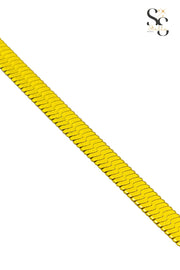 Snake-skin anklet 4 mm