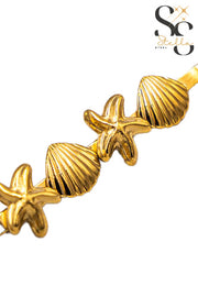 Seashell & Star Hair Clip