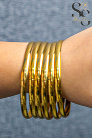Kimak “Bombay” Bangles 5mm (Gold)