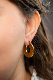 Chunky Textured Hoop Earrings