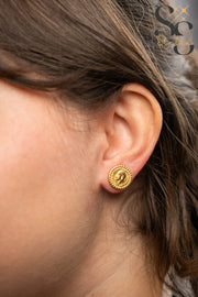 King George Coin Earrings
