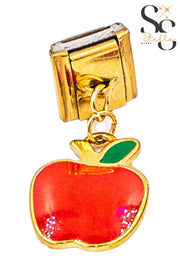 Apple Charm Italian Bracelet