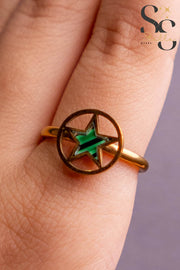 خاتم برواز نجمة صدف 