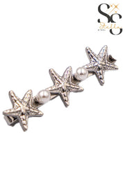 Stars & Pearl Hair Clip