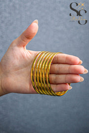 Kimak “Bombay” Bangles 5mm (Gold)