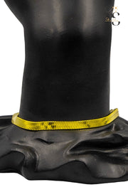 Snake-skin anklet 4 mm