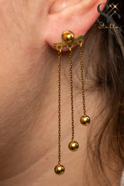 Beaded Tassel Earrings