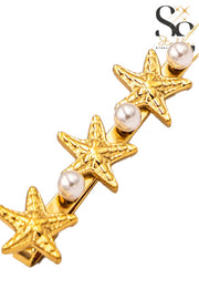 Stars & Pearl Hair Clip