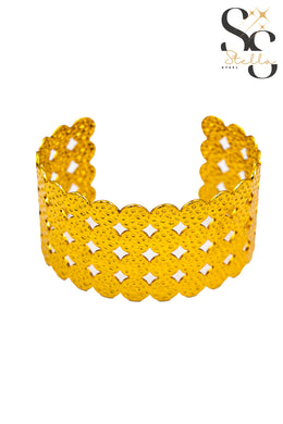 Textured Circles Bangle