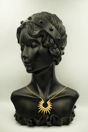 3D Half Sun Necklace