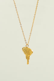 Elephant Necklace, Laser-Cut