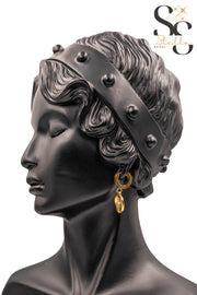 Star White Stone Stud Earrings