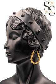 Wire Earrings with Chunky Rings