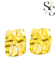 Faceted Rectangular Earrings