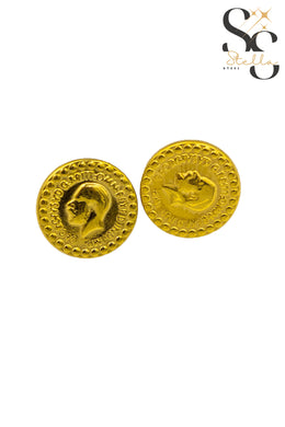 King George Coin Earrings