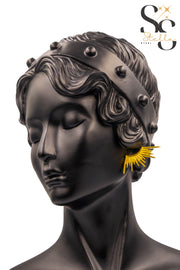 Large Half-Sun Earrings