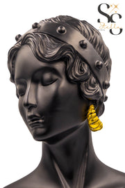 Spiral Teardrop Earrings