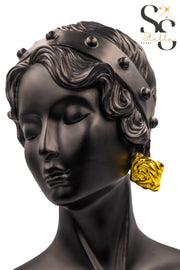 Faceted Rhombus Earrings