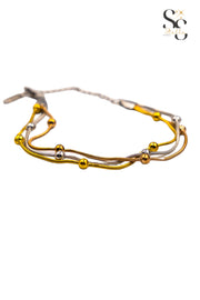 Triple Mouse Tail Beaded Bracelet