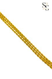 Triple Twisted 2mm Bracelet