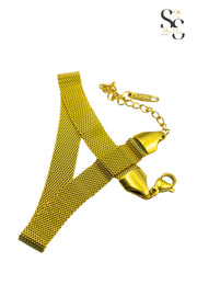 Mat Weave Smooth Bracelet