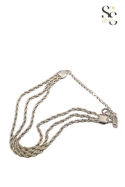 Triple Twisted 2mm Bracelet