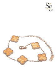 Van Cleef Yellow Shell Bracelet