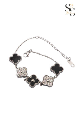 Van Cleef X Black Shell Stones Bracelet