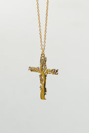 Tree Cross Necklace