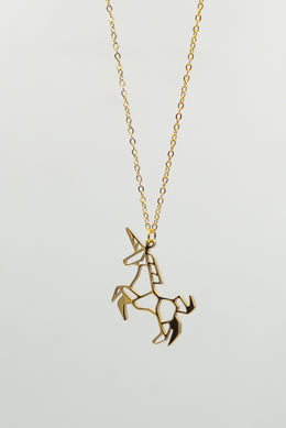 Unicorn Necklace, Laser-Cut