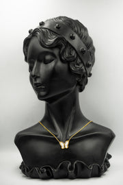 White shell butterfly Necklace