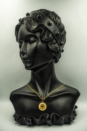 White Enamel Heart Necklace