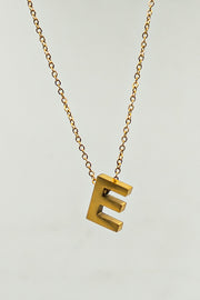 Letter E Necklace