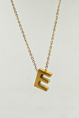 Letter E Necklace