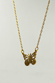 Laser Butterfly Necklace